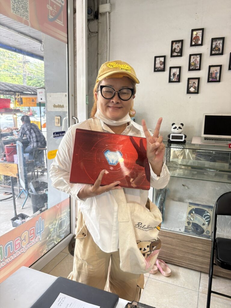 โน๊ตบุ๊ค Acer เครื่องร้อน ฝุ่นอุดตันพัดลม ซ่อมคอมขอนแก่น