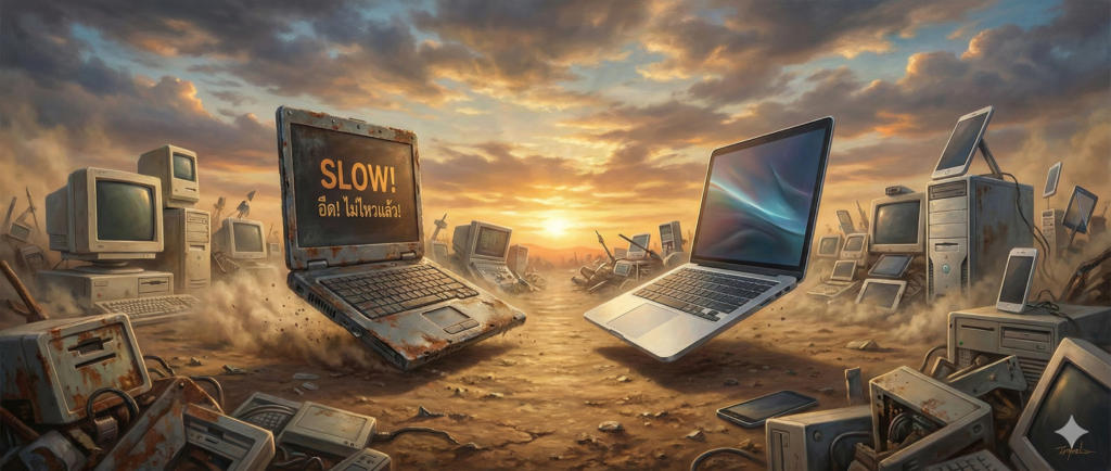 วิธีแก้โน๊ตบุ๊คช้า อืด ค้าง ให้เร็วเหมือนใหม่ - ซ่อมคอมขอนแก่น