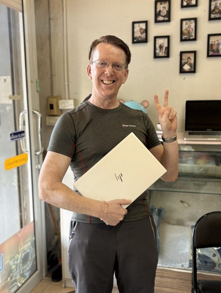 บริการปลดล็อคพาสเวิร์ด BIOS โน๊ตบุ๊ค สำหรับลูกค้าชาวต่างชาติ ร้านซ่อมคอมขอนแก่น